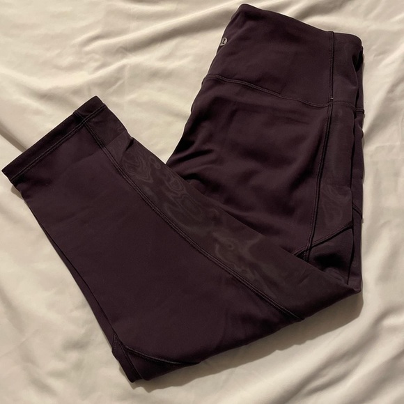 lululemon cropped leggings size 12 - Picture 3 of 4